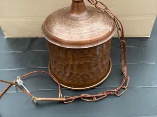 Loftlampe i kobber