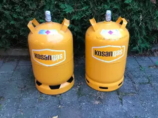 11kg gasflasker fyldt og plomberet 