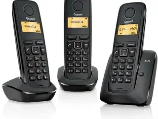 Gigaset A170 Trio trådløs fastnettelefon 1,5" - sort