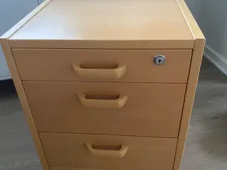 Skuffekassette med 4 skuffer