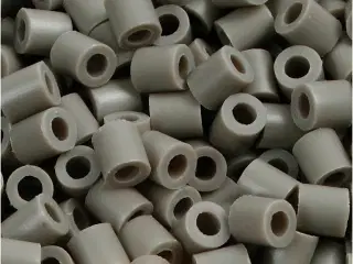 PhotoPearls, str. 5x5 mm, hulstr. 2,5 mm, medium, askegrå (8), 6000stk./ 1 pk.