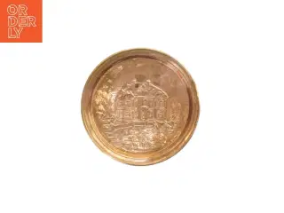 Kobber fad motiv Eremitage slottet (str. Diameter 28 cm)