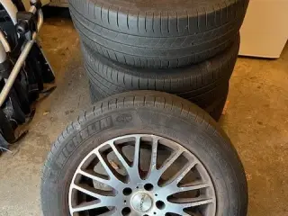 Alufælge med gode michelin dæk til Toyota avensis