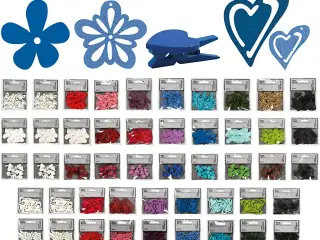 50 stk. Ass. Træpynt til Kreative Projekter