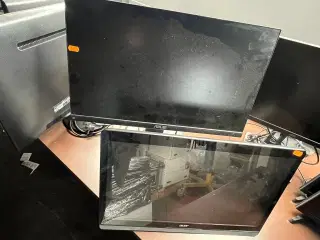2 stk. PC Skærm ACER 22", ASUS 24"