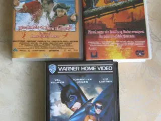 Rejsen til Amerika med flere VHS