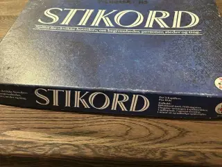 Stikord - brædtspil