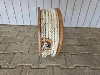 Ankerline med blyforfang, 3 slået polyester 