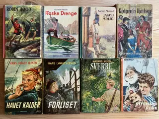 7 gl. Tarzan og 16 gl. ungdomsbøger