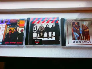 3 Rock CD'er med bl. a. U2
