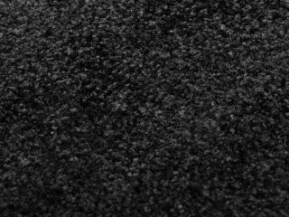 Vaskbar dørmåtte 60x180 cm sort