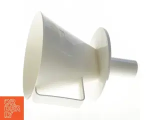 Hvid plastiktragt, kaffe (str. 16,5 cm)