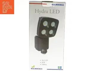 Hydra LED udendørslampe fra Malmbergs (str. 27,1x13,4x11,5 cm)