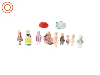 Dukker med barnevogn (str. 16 cm)