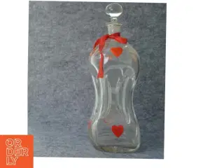 Karaffel, klukflaske til julesnaps (str. 28 x 9 cm)