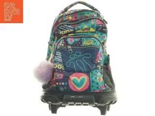 Farverig rygsæk med hjul fra Totto (str. 51x31 cm)