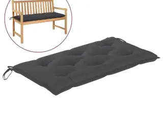Hynde til havebænk 110x50x7 cm oxfordstof antracitgrå