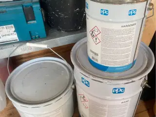 Epoxy sæt industri til gulv i grå. Helt ny og uåbn