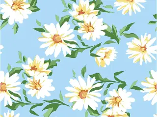 Elegante Tusindfryd Servietter 33x33 cm - 20 stk.