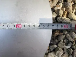 Rustfri plade Ø270MM