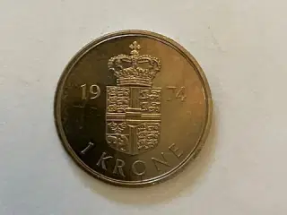 1 Krone 1974 Danmark