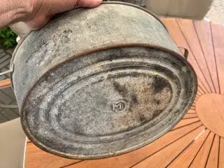 Zinkbalje gammel dansk 