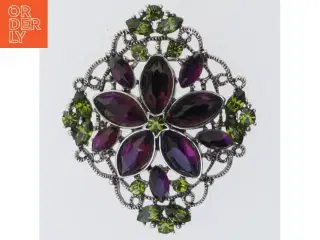 Broche med sten fra Er Ukendt (str. X 6 cm)