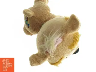 Tøjdyr hund med halsbånd (str. 16 cm)