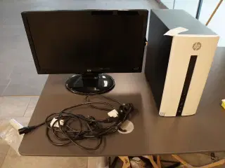 PC inkl. Skærm HP