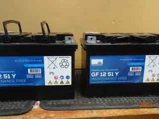 batterier AGM 12 volt