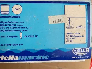 2 stk Hella 2984 signallanterne, 360 grader: 1 stk