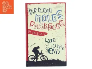 Adrian Moles dagbøger : de første ti år af Sue Townsend (Bog)