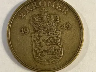 2 Kroner Danmark 1949