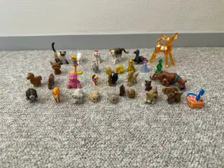 Samling af dyrefigurer