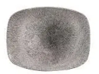 12 stk. Serveringsfad sort B261 x D202 mm Raku Churchill