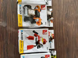 4 små BUILDER sæt