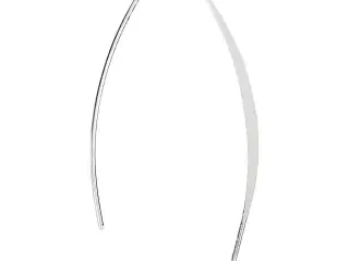 Ørebøjle, H: 42 mm, hulstr. 2 mm, forsølvet, 30stk./ 1 pk.