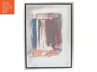 Abstrakt maleri med ramme fra Incado (str. 54,5x39,5 cm)