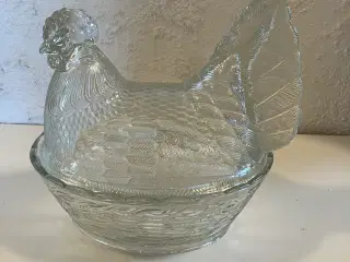 Gammel glashøne