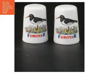 Salt- og pebersæt fra Færøerne (7 cm høje)