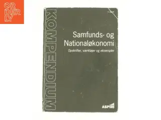 Samfunds- og nationaløkonomi  fra Bog