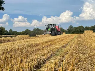PRESNING AF HALM TILBYDES