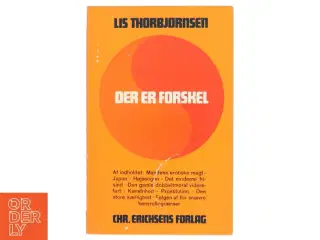 Lis Thorbjørnsen: Der er Forskel, Bog fra Chr. Erichsens Forlag
