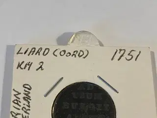 Austrian Netherlands 1 Liard 1751