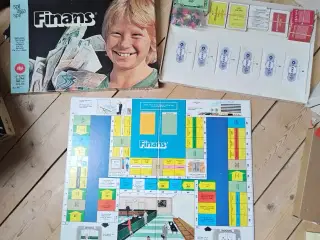 Gammelt Retro Finans Brætspil fra 80'erne