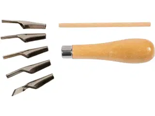 Linoleum Skæresæt, 5ass./ 1 sæt