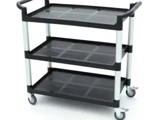Serveringsvogn – 3 plasthylder – 103 x 50,5 cm