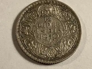 1/4 Rupee India 1940
