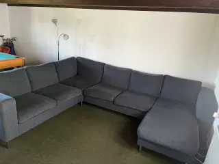 Hjørnesofa m/ chaiselong