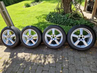 (5x110) 7,5"x17" alufælge med dæk